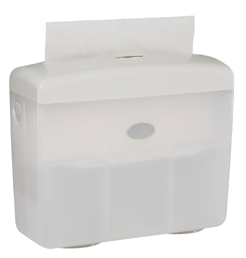 White Table Top Hand Towel Dispenser