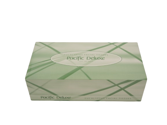 Pacific Deluxe Facial Tissue with Eucalyptus, 2 Ply - FSC