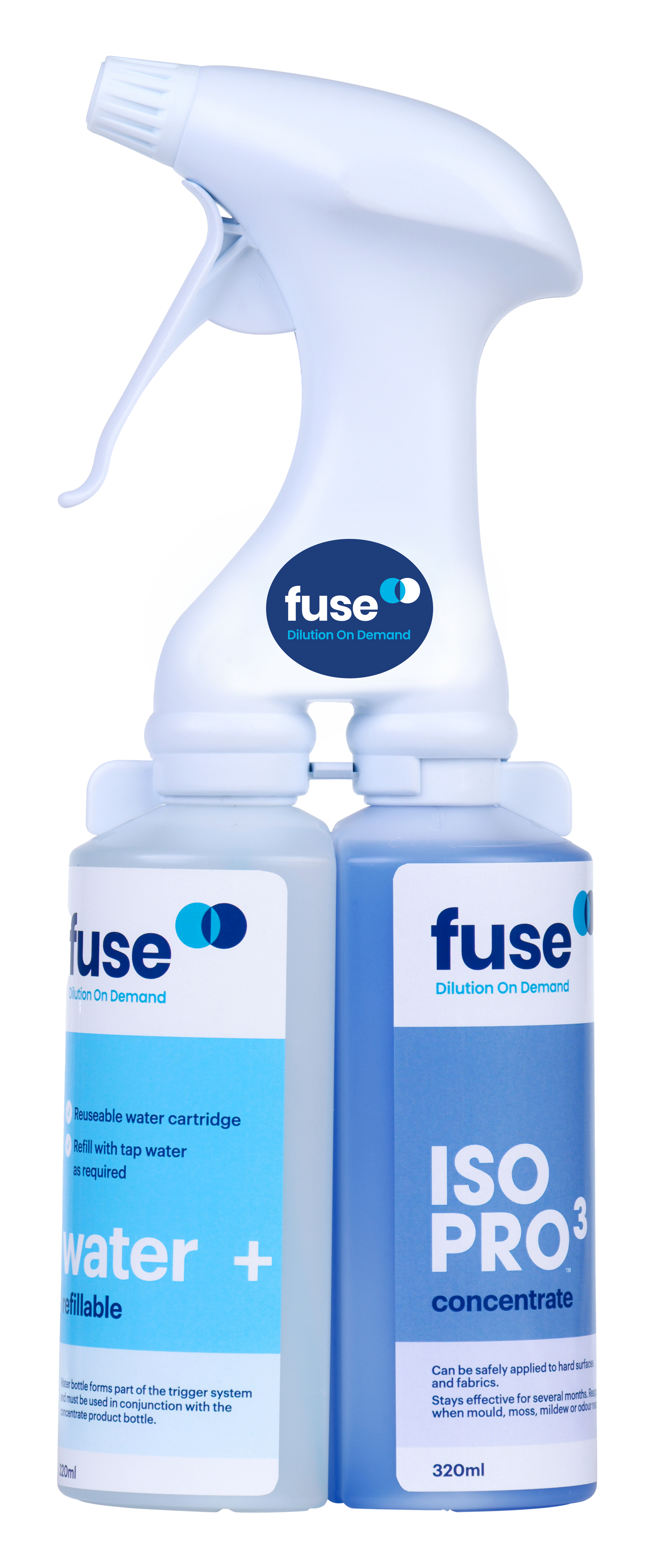 Fuse ISOPRO3 3-in-1 cleaner, sanitiser & protectant concentrate - Cartridge