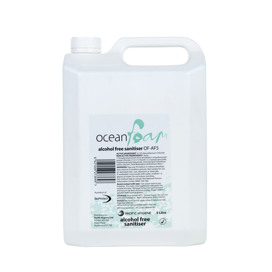 Ocean Foam Alcohol Free Hand Sanitiser 5 Litre