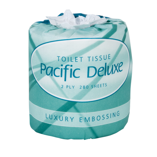 Pacific Deluxe Toilet Roll 2-Ply 280 Sheets