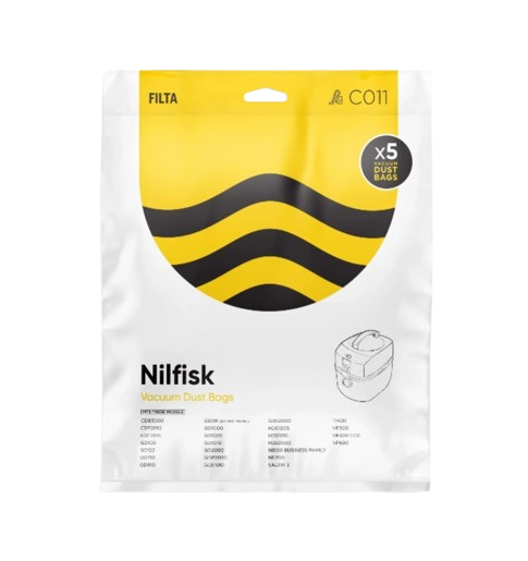 Nilfisk GD1000 Dust Bags 5/PKT