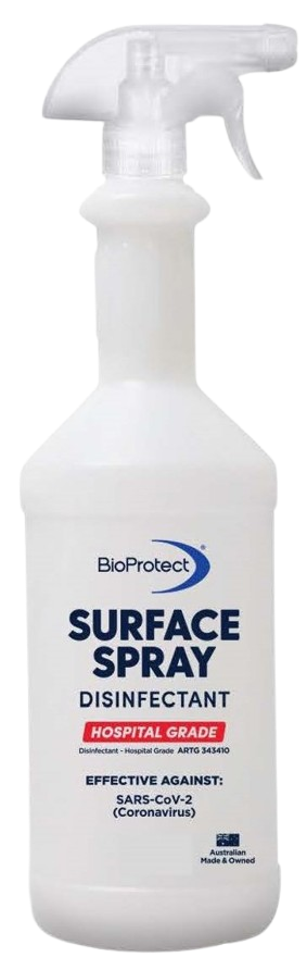 BioProtect Surface Spray Disinfectant 550ml Spray Bottle