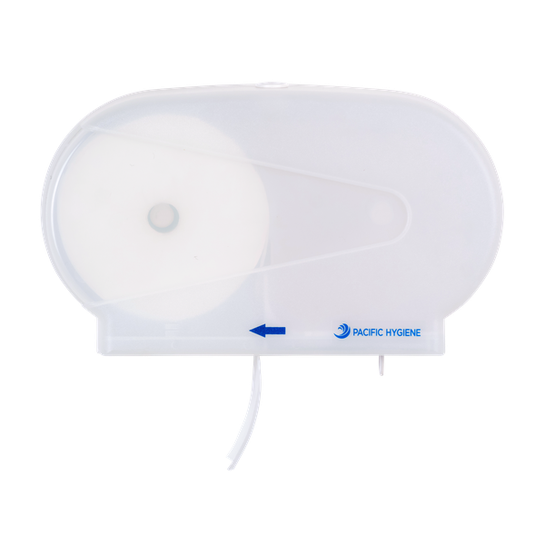 Pacific Hygiene Double Mini Jumbo Dispenser - White